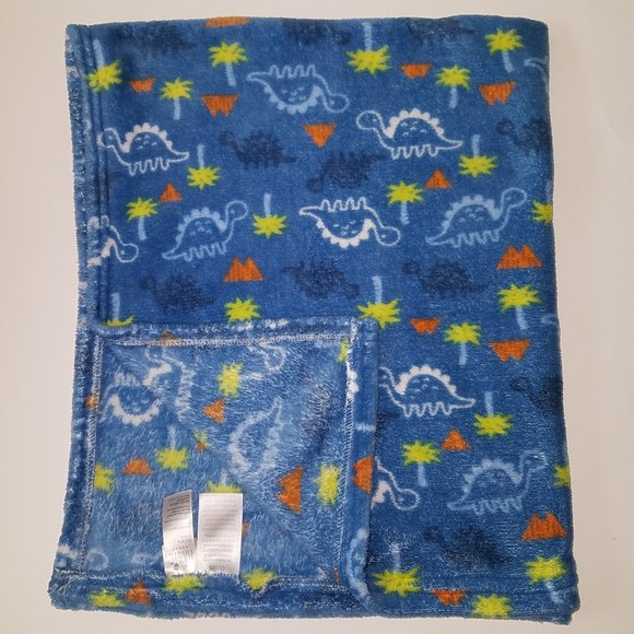 Magic Years Bedding Magic Years Blue Dinosaurs Fleece Baby Blanket Poshmark